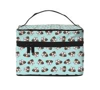 Perro Boxer Cervatillo Perro Perro Boxer, Bolsa de Maquillaje Bolsa de cosméticos Bolsa de Aseo de Viaje portátil Estuche para lápices