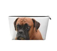Perro Boxer con Cara Triste, Bolsa de artículos de tocador Bolsa de Maquillaje Bolsa de cosméticos Bolsa de artículos de tocador de Viaje portátil