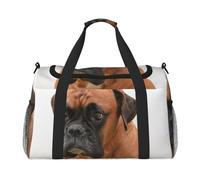 Perro bóxer con Cara Triste,Bolsas Deportivas, Bolsos de Viaje Deportivos Cruzados de Mano, Bolsas de Viaje de Gran Capacidad para Mujeres y Hombres.