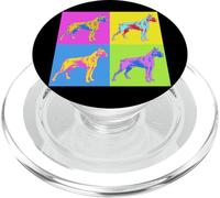 Perro Boxer Dog de Estilo victoriano Arte pop PopSockets PopGrip para MagSafe