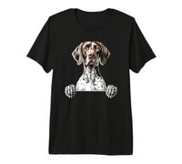 Perro Braco Alemán de Pelo Corto Camiseta Premium