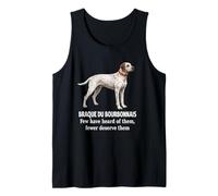 Perro Braque du Bourbonnais Pocos Saben Que Menos merecen fanáticos de Las Mascotas Camiseta sin Mangas