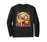 Perro cachorro Golden Retriever de Halloween Manga Larga