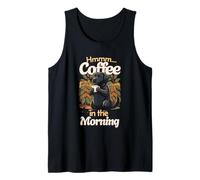Perro Cachorro Labrador Negro Dulce y Taza de café por la mañana Camiseta sin Mangas