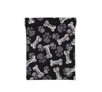 Perro, Cachorro, Pata, Squeeze Top Wallet Bolsa de Almacenamiento para Mujer Monedero pequeño Bolsa de Cambio