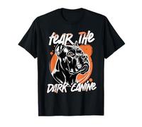Perro Cane Corso Fear The Dark Canine Camiseta