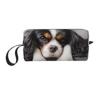 Perro Cavalier King Charles Spaniel, Bolsa de Maquillaje Bolsa de cosméticos Bolsa de artículos de tocador de Viaje portátil Bolsa de Maquillaje