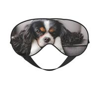 Perro Cavalier King Charles Spaniel, Cubreojos completos Antifaz bloqueador de luz Antifaz para dormir Antifaz suave con los ojos vendados Noche