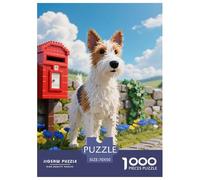 Perro Cazador Fox 1000 Piezas Rompecabezas Mascotas Lindas Rompecabezas Familiar A Partir De 14 Años Rompecabezas Europeo 70x50cm/1000pcs