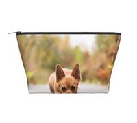 Perro Chihuahua, Bolsa de artículos de tocador Bolsa de Maquillaje Bolsa de cosméticos Bolsa de artículos de tocador de Viaje portátil