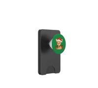 Perro Chihuahua de Navidad, Lindo, Estilo de Dibujos Animados PopSockets PopWallet para MagSafe