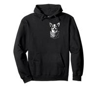 Perro chihuahua en bolsillo - Divertido y lindo amante de los perros Sudadera con Capucha