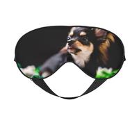 perro chihuahua lindo, Cubreojos completos Antifaz bloqueador de luz Antifaz para dormir Antifaz suave con los ojos vendados Noche