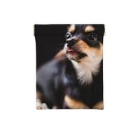 Perro Chihuahua Lindo, Squeeze Top Wallet Bolsa de Almacenamiento para Mujer Monedero pequeño Bolsa de Cambio