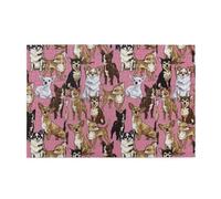 Perro Chihuahua Rosa, Rompecabezas de 1000 Piezas, Rompecabezas de Madera para Toda la Familia, decoración de Pared para Adultos y Adolescentes.