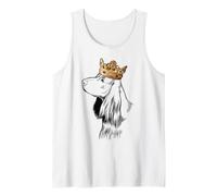 Perro Cocker Spaniel inglés con Corona Camiseta sin Mangas