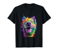 Perro colorido, a la moda, divertido y lindo, regalo para amantes de los perros Camiseta