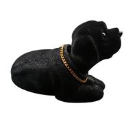 Perro con Cabeza de Labrador de 6,2 Pulgadas | Figura de Coche de Resina - Divertido y Duradero de Primavera para la decoración del salpicadero, hogar, Oficina o Dormitorio, Dulce y Relajante