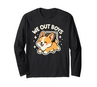 Perro Corgi Divertido y Lindo de We out Boys Manga Larga