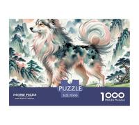 Perro Crestado Chino Puzle De 1000 Piezas Pasatiempo Creativo, Regalo, Diversión Mascotas Lindas Juego Educativo para Adultos Y Niños para Adultos Y Niños Mayores De 12 Años70x50cm/1000pcs