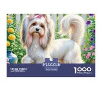 Perro Crestado Chino Puzle De 1000 Piezas Rompecabezas DIY Mascotas Lindas Juego Educativo para Toda La Familia Juguete Colorido para Niños De 8 A 12 Años70x50cm/1000pcs