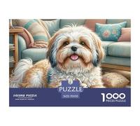 Perro Crestado Chino Puzzle 1000 Piezas Pasatiempo Creativo, Regalo, Diversión Mascotas Lindas Juego Educativo para Adultos Y Niños Regalos para Mujeres, Regalos para Hombres70x50cm/1000pcs