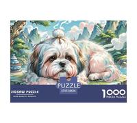 Perro Crestado Chino Puzzle 1000 Piezas Pasatiempo Creativo, Regalo, Diversión Mascotas Lindas Juego Familiar Regalo para Toda La Familia Regalos para Mujeres, Regalos para Hombres38x26cm/1000pcs