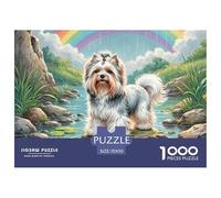 Perro Crestado Chino Puzzle 1000 Piezas Rompecabezas DIY Mascotas Lindas Juego Educativo para Adultos Y Niños para Adultos Y Niños Mayores De 12 Años70x50cm/1000pcs