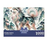 Perro Crestado Chino Puzzle 1000 Piezas Rompecabezas DIY Mascotas Lindas Juego Educativo para Toda La Familia para Adultos Y Niños Mayores De 12 Años38x26cm/1000pcs