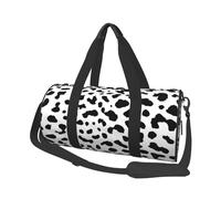 Perro Dálmata Estampado Mancha Negra, Bolsa de Viaje de Gran Capacidad, Bolso Redondo, Bolsa de Viaje Deportiva, Bolsa de Mano, Bolsa de Fitness