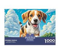 Perro de Agua español Puzzle 1000 Piezas para Pasatiempo Creativo Regalo Diversión Obra De Arte Rompecabezas Desafiante Noches De Juegos Adultos Y Niños A Partir De 12 Años 38x26cm/1000pcs