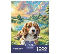 Perro de Agua español Puzzle De 1000 Piezas Rompecabezas para Adultos Rompecabezas 1000 Piezas para Adultos para Amantes O Amigos Rompecabezas Imposable 38x26cm/1000pcs