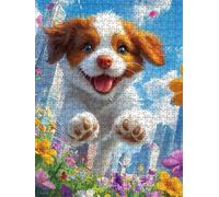 Perro De ConstruccióN Puzzle 6000 Piezas, Rompecabezas Adultos Puzzle, Desafiante Puzzles de Decoración Juego de, Entretenimiento Juego Educativo para Toda la Familia, para Regalo Decoración DX0YL7489