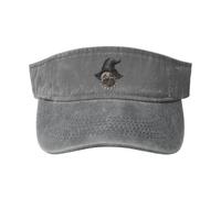Perro De Halloween con Disfraz De Bruja Visera Sombrero Gorras Deportivas Ajustable Protección UV Visera Deportiva para Playa Mujer Senderismo