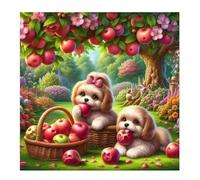 Perro de Huerto Puzzle de 70 Piezas para Adultos, 45x45cm Puzzle Adultos 70 Piezas, Juguetes Desafiantes DIY Puzzles Imposible, Rompecabezas Clásicos para Toda la Familia