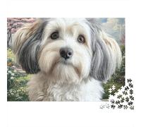 Perro de Mascota Lindo 1000 Piezas Rompecabezas Colorido DecoracióN Familiar Primer Plano de la Habana Jigsaw Juegos Educativos para Familiares Y Amigos 70x50cm/1000pcs
