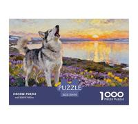 Perro de Mascota Lindo Adultos Perro de Mascota Lindo 1000 Challenge, Rompecabezas Familiar Único Panorámico, Regalos Navideños para Niñas/niños, Regalos para Mujeres Y Hombres 70x50cm/1000pcs