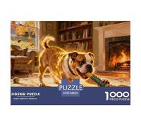 Perro de Mascota Lindo Adultos Perro de Mascota Lindo 1000 Challenge, Rompecabezas Familiar Único Panorámico, Regalos Navideños para Niñas/niños, A Partir De 14 Años 38x26cm/1000pcs