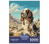 Perro de Mascota Lindo Puzzle 1000 Piezas De Alta Definición Materiales Reciclables De Primera Calidad para Adultos Y Niños Mayores 70x50cm/1000pcs