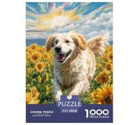 Perro de Mascota Lindo Puzzle 1000 Piezas De Alta Definición Materiales Reciclables De Primera Calidad para Adultos Y Niños Mayores 38x26cm/1000pcs