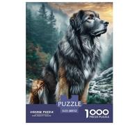 Perro de Mascota Lindo Puzzle 1000 Piezas De Alta Definición Materiales Reciclables De Primera Calidad para Adultos Y Niños Mayores 52x38cm/1000pcs