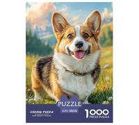 Perro de Mascota Lindo Puzzle 1000 Piezas Materiales Reciclables De Primera Calidad Juego De Habilidad para Adultos Y Niños Mayores 38x26cm/1000pcs