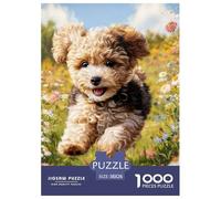 Perro de Mascota Lindo Puzzle 1000 Piezas Materiales Reciclables De Primera Calidad Juego De Habilidad para Adultos Y Niños Mayores 38x26cm/1000pcs