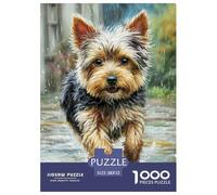 Perro de Mascota Lindo Puzzle 1000 Piezas Materiales Reciclables De Primera Calidad Juego De Habilidad para Adultos Y Niños Mayores 52x38cm/1000pcs