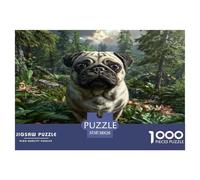 Perro de Mascota Puzzle Classici Da 1000 Pezzi Gioco Educativo Puzzle Decorativo Domestico Cartone 100% Riciclato Regalo per Famiglia E Adulti 38x26cm/1000pcs