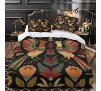 Perro de montaña bernés Funda de Edredón Microfibra Suave Diseño 3D 3 Piezas Cremallera Oculta con Fundas de Almohada Lavables Paisaje natural Funda Edredon for niños y niñas Double（200x200cm）