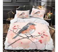 Perro de montaña bernés Funda de Edredón Suave Estampado 3D 3 Piezas Cierre de Cremallera Oculta con Fundas de Almohada Escena de paisaje natural Funda Edredon for familia Super king（260x220cm）