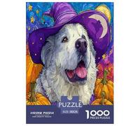 Perro de montaña de los Pirineos Puzzles Imposible,desafío para Adultos 1000 Piezas Obra De Arte De Juego De para Adultos Y Niños A Partir De 12 Años 38x26cm/1000pcs
