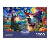 Perro de montaña de los Pirineos Rompecabezas 1000 Piezas,Puzzle Difícil para La Familia - Tiempo De Calidad Y Diversión 38x26cm/1000pcs