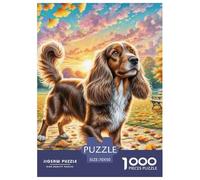 Perro de Orejas largas de Juguete Puzzle 1000 Piezas para Adultos Exclusivo Entretenimiento Creativo Pintura Pasatiempos De Manos DecoracióN Familiar 70x50cm/1000pcs